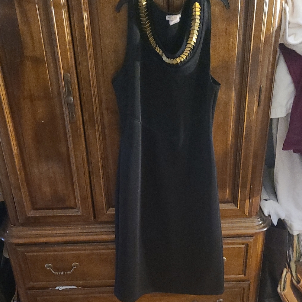 Elegant Black Sleeveless Dress